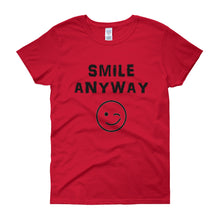 Load image into Gallery viewer, &quot;Smile Anyway&quot; Lady Black