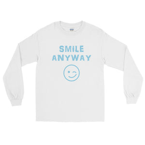 "Smile Anyway" Sky Blue Letter LS