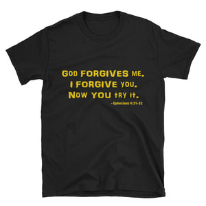 "FORGIVEN" Gold Letter