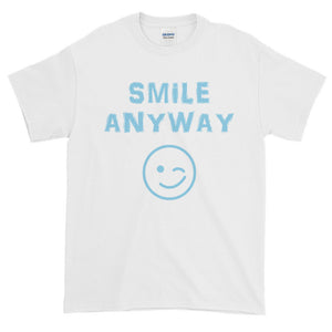 "Smile Anyway" Sky Blue Letter