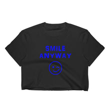 Load image into Gallery viewer, &quot;Smile Anyway&quot; Crop Blue Letter
