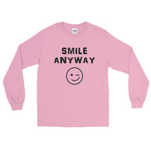 Load image into Gallery viewer, &quot;Smile Anyway&quot; Black Letter LS