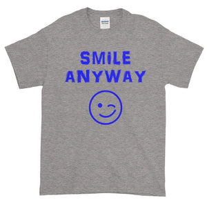 "Smile Anyway" Blue Letter