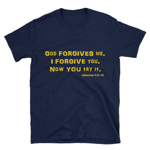 "FORGIVEN" Gold Letter