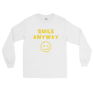 "Smile Anyway" Gold Letter LS