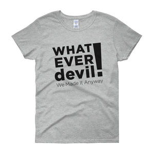 "Whatever devil!" Lady Black X