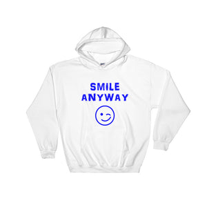 "Smile Anyway" Hoodie Blue