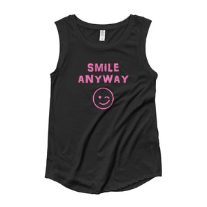 "Smile Anyway" Something Special Pink Letter