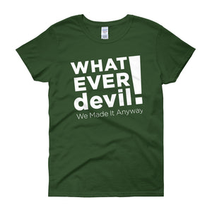 "Whatever devil!" Lady White X