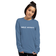 Load image into Gallery viewer, &quot;Smile Anyway&quot; LS White 2