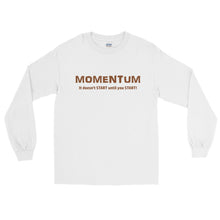 Load image into Gallery viewer, &quot;MOMENTUM&quot; Brown Letter LS