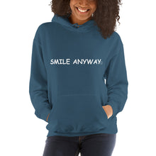 Load image into Gallery viewer, &quot;Smile Anyway&quot; Hoodie White 2