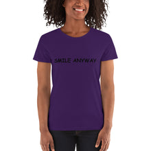 Load image into Gallery viewer, &quot;Smile Anyway&#39; Lady Black 2