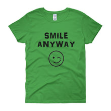 Load image into Gallery viewer, &quot;Smile Anyway&quot; Lady Black