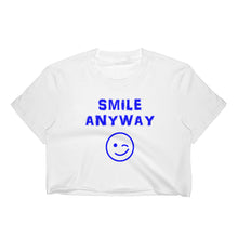 Load image into Gallery viewer, &quot;Smile Anyway&quot; Crop Blue Letter