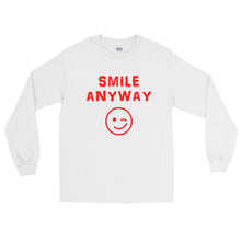 Load image into Gallery viewer, &quot;Smile Anyway&quot; Red Letter LS