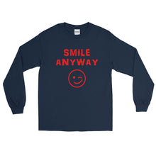 Load image into Gallery viewer, &quot;Smile Anyway&quot; Red Letter LS