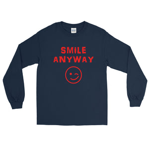 "Smile Anyway" Red Letter LS