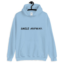 Load image into Gallery viewer, &quot;Smile Anyway&quot; Hoodie Black 2