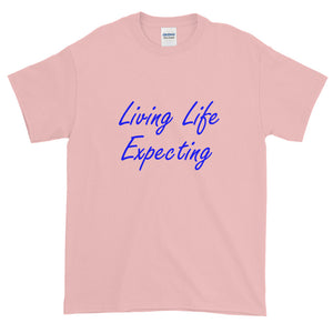 "Expecting" Plus Size Blue