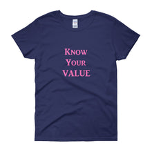 Load image into Gallery viewer, &quot;Know Your Value&quot; Pink Letter