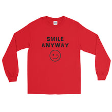 Load image into Gallery viewer, &quot;Smile Anyway&quot; LS Black