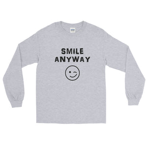 "Smile Anyway" LS Black