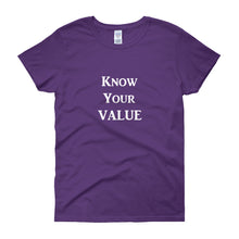 Load image into Gallery viewer, &quot;Know Your Value&quot; White Letter