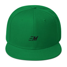 Load image into Gallery viewer, MOMENTUM Black Letter Snapback
