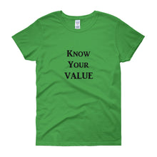 Load image into Gallery viewer, &quot;Know Your Value&quot; Black Letter