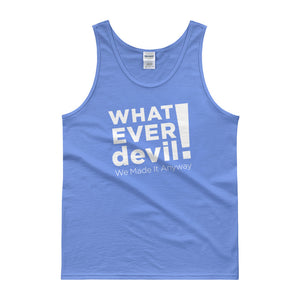 Men's Tank White Letter