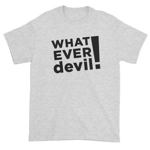 "Whatever devil!" Black