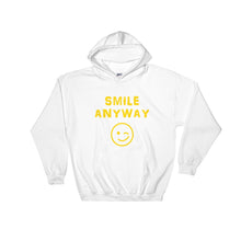 Load image into Gallery viewer, &quot;Smile Anyway&quot; Hoodie Gold