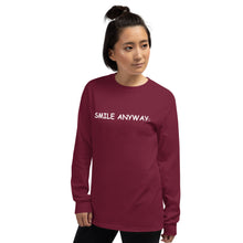 Load image into Gallery viewer, &quot;Smile Anyway&quot; LS White 2