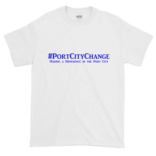 #PortCityChange Blue Letter