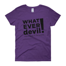 Load image into Gallery viewer, &quot;Whatever devil!&quot; Lady Black X