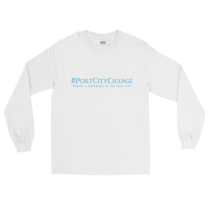 #PortCityChange Sky Blue Letter LS