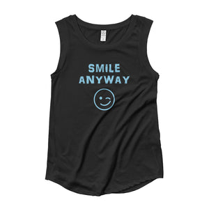 "Smile Anyway" Something Special Sky Blue Letter
