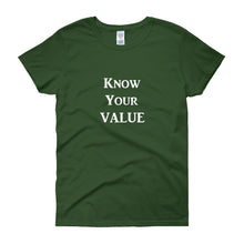 Load image into Gallery viewer, &quot;Know Your Value&quot; White Letter