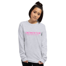 Load image into Gallery viewer, MOMENTUM Pink Letter LS