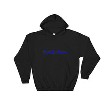 Load image into Gallery viewer, #PortCityChange Hoodie Blue