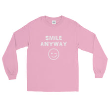 Load image into Gallery viewer, &quot;Smile Anyway&quot; LS White
