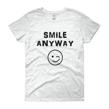 Load image into Gallery viewer, &quot;Smile Anyway&quot; Lady Black