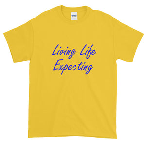 "Expecting" Plus Size Blue
