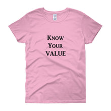 Load image into Gallery viewer, &quot;Know Your Value&quot; Black Letter