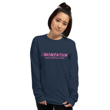 Load image into Gallery viewer, MOMENTUM Pink Letter LS