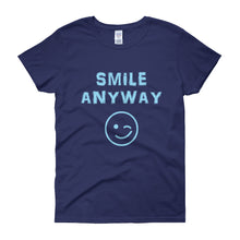 Load image into Gallery viewer, &quot;Smile Anyway&quot; Lady Sky Blue