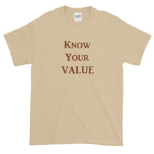 Load image into Gallery viewer, &quot;Know Your Value&quot; Brown Letter