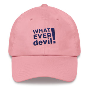 "Whatever devil!" Navy Letter Dad hat