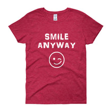 Load image into Gallery viewer, &quot;Smile Anyway&quot; Lady White